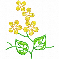 Flowers And Tree Embroidery Design 3 Flowers And Tree Embroidery Design 3